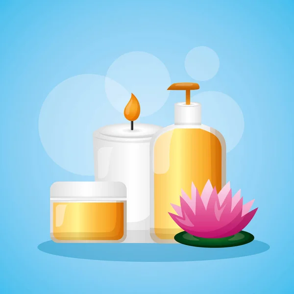 Terapia de tratamiento spa — Vector de stock