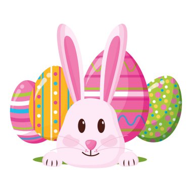 Mutlu Paskalya tavşan yumurta