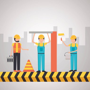 işçi inşaat ekipmanları