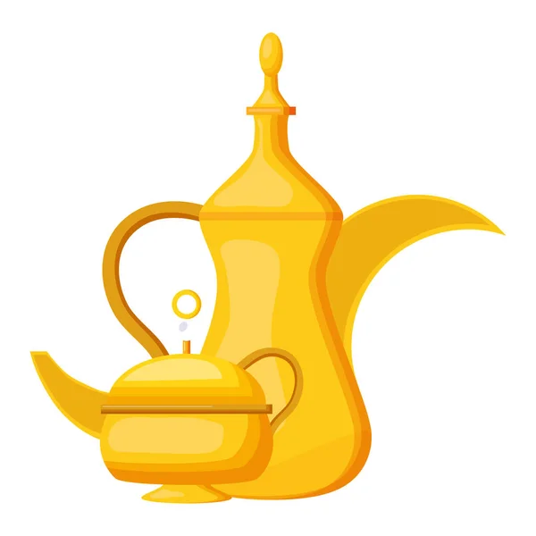 Індійський чайник горщик — стоковий вектор