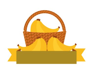 Taze muzlu hasır sepet