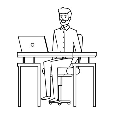 İşyerinde zarif işadamı