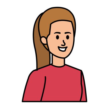 güzel genç kadın karakter