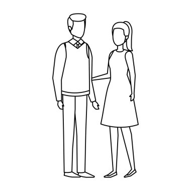 iş çift avatarlar karakter