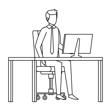 İşyerinde zarif işadamı