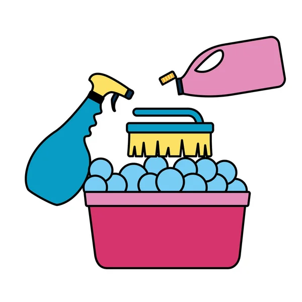 Jarní čištění nástrojů — Stockový vektor