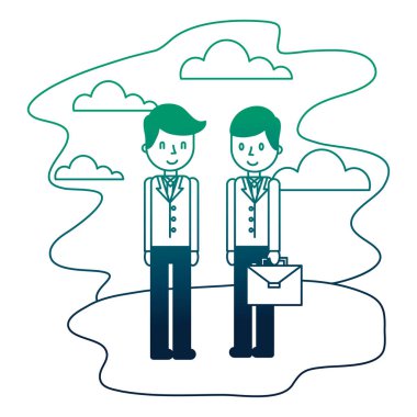 peyzaj portföyü ile işadamları zarif