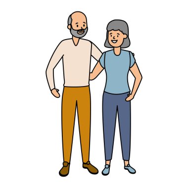 Büyükbabam ve büyükannem.