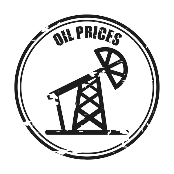 Oil prices  Vector — Stock Vector