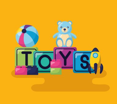 Çocuklar oyuncaklar tasarım
