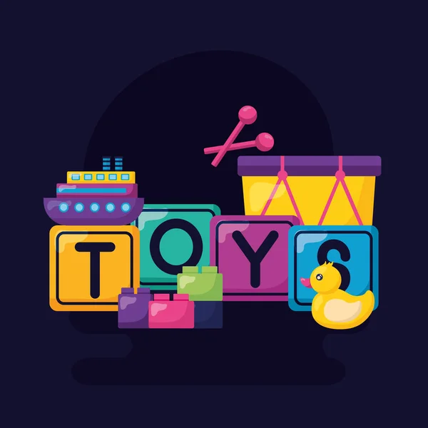 Kinderspielzeug-Design — Stockvektor