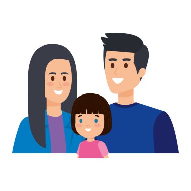 Ebeveynlerin çift kızı karakterlerle