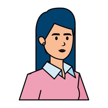 şık iş kadını avatar karakter