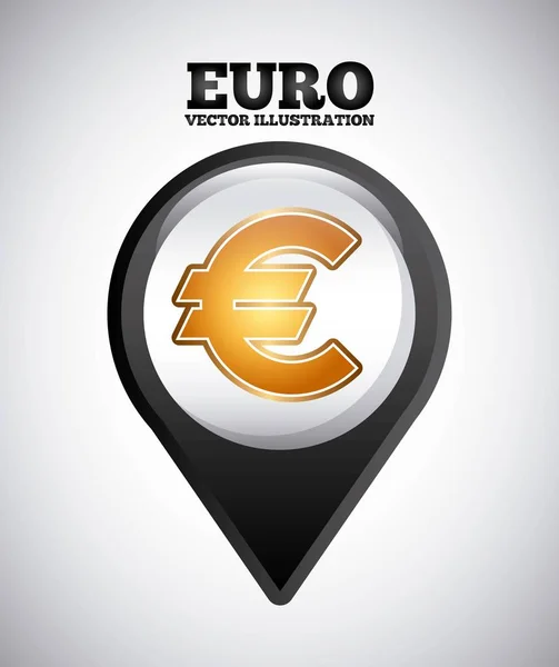 Euro symbol  Vector — Stock Vector