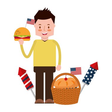 Amerikan Bağımsızlık günü insanlar