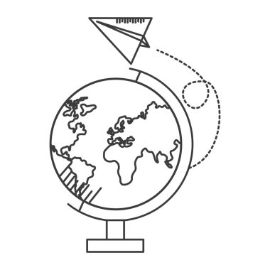 küre kağıt uçak okul malzemeleri