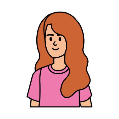 güzel genç kadın karakter