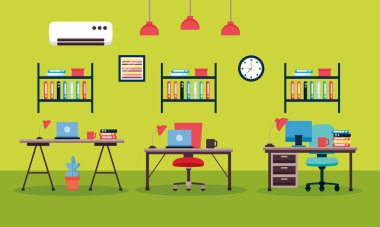 Ofis iç çalışma alanı