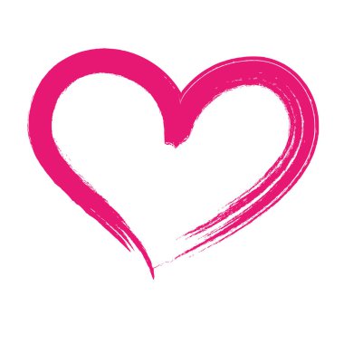 kalp aşk romantizm tutku çizim fırçası