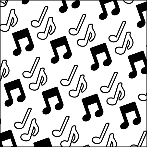 Note de musique icône modèle — Image vectorielle