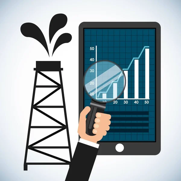 Цены на нефть — стоковый вектор