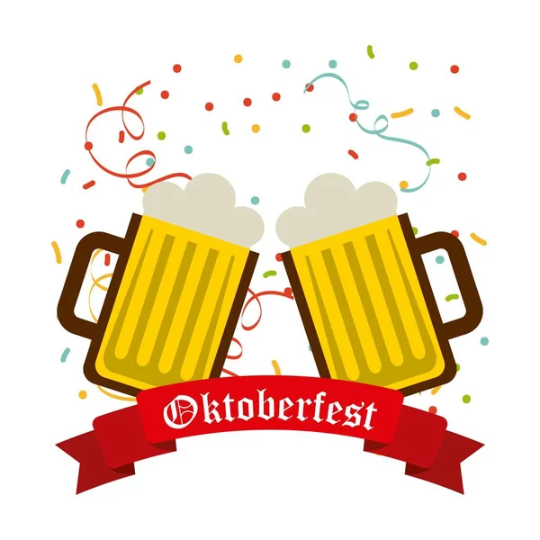 Üdvözöljük Oktoberfest Vector — Stock Vector