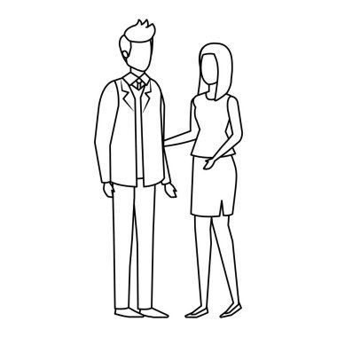 iş çift avatarlar karakter