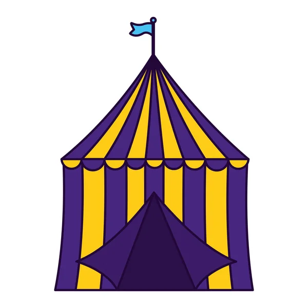 Karnaval çadır sirk — Stok Vektör
