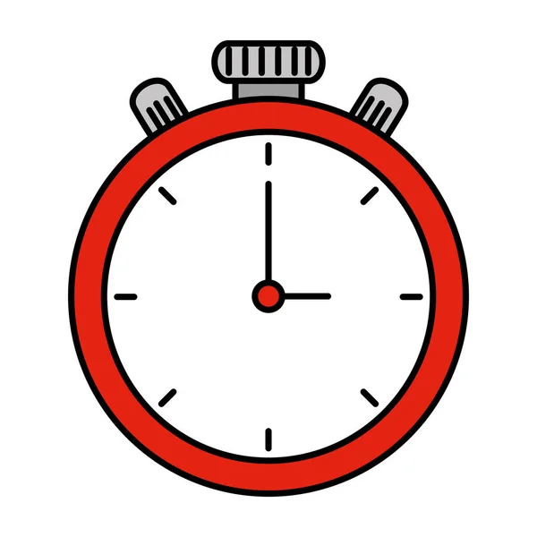 Chronometer timer geïsoleerde pictogram — Stockvector