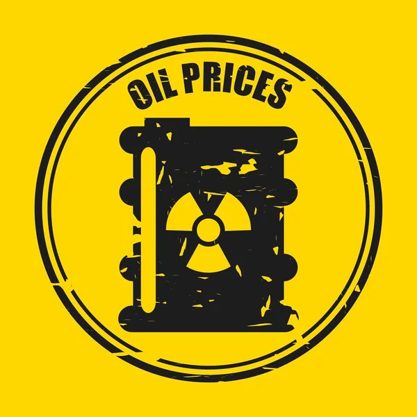 石油価格ベクトル — ストックベクタ