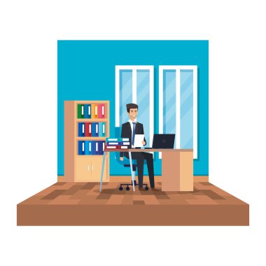 İşyerinde zarif işadamı