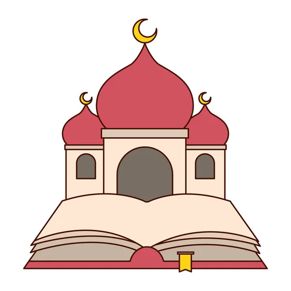 Taj Mahal och Koranen — Stock vektor