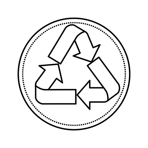 Symbolsymbol für Pfeile recyceln — Stockvektor