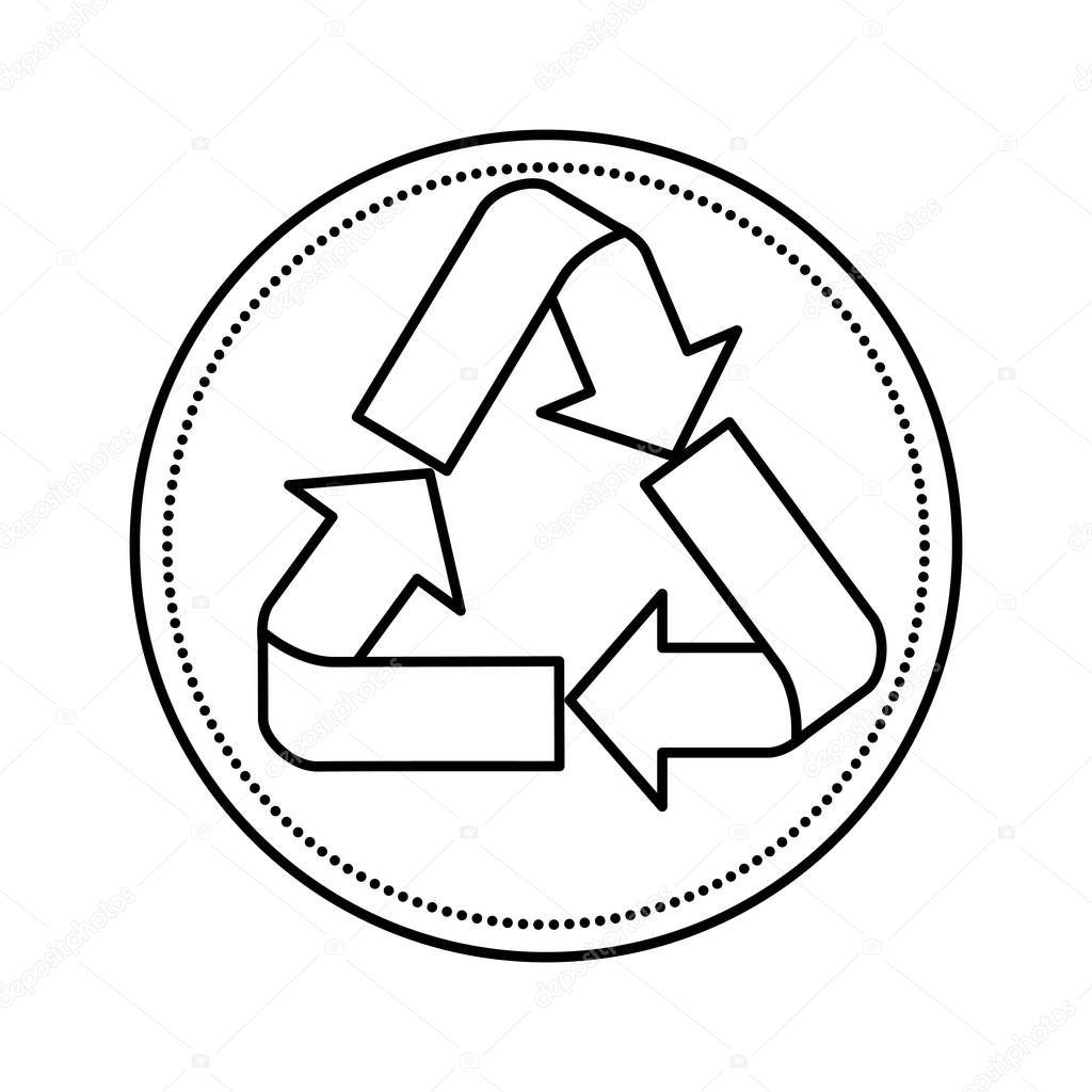 recycle arrows symbol icon