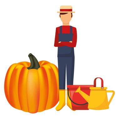 çiftçi pumkin sulama olabilir ve kova