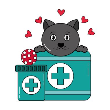 kedi ilaç ve top pet veteriner bakımı