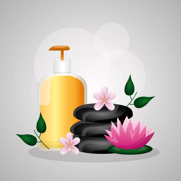Thérapie de traitement spa — Image vectorielle