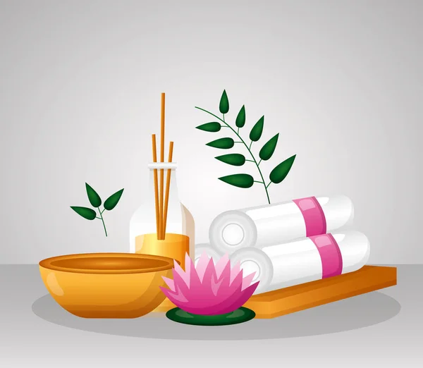 Terapia de tratamiento spa — Vector de stock