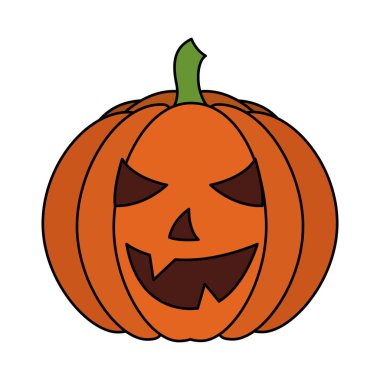 Cadılar Bayramı Balkabağı izole simgesi