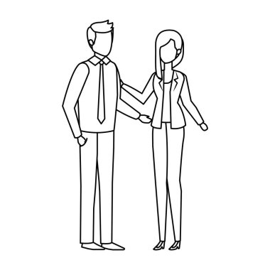 iş çift avatarlar karakter