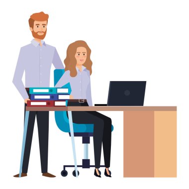 İşyerinde iş çift