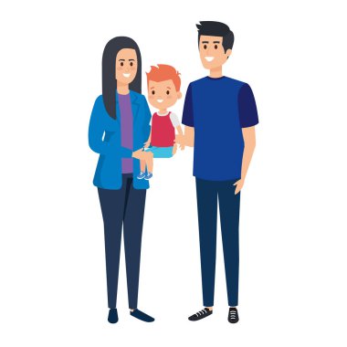 Anne ile oğlu karakterler çift