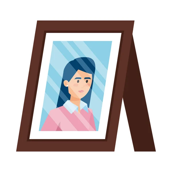 Portrait avec élégante femme d'affaires — Image vectorielle