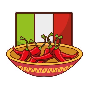 biber bayrak meksika gıda geleneksel kase