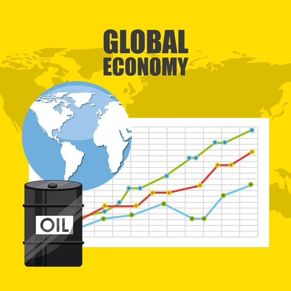 Economía global Vector — Archivo Imágenes Vectoriales