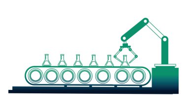 tüp testi ile robotik el makinesi