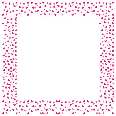 aşk çerçevesi kart kalpleri dekorasyon boş alan metin