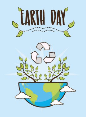 Dünya günü kartı