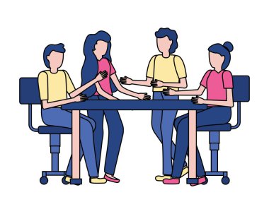 takım çalışması kişi toplantısı