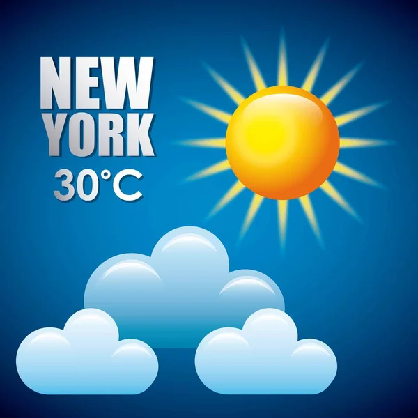 Weather concept  Vector — Stock Vector